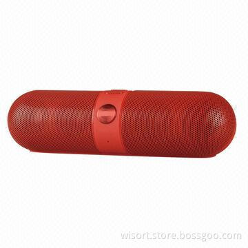 For 2014 new Bluetooth speaker, pill design, 4 drivers, with handsfree NFC and SIRI function